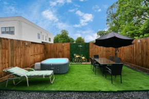 Blissful Getaway Home with Hot Tub & Backyard Near Downtown